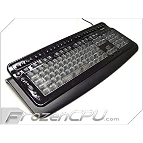 Logisys Multimedia Pro Illuminated Keyboard - Black (KB608BK)
