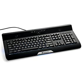 Verbatim 96668 Speaker Keyboard (Tune Board) for Windows, Black