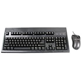 PS2 Keyboard & Mouse (black)