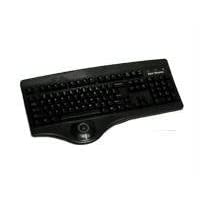 Black USB Keyboard w/trackball TRACKBALL-U2