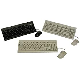 Keytronics 1197463 USB Cable Keyboard & Optical Mouse