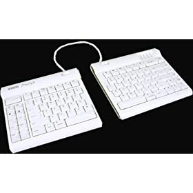 Kinesis Ergonomics Mac Keyboard, Freestyle solo USB, White